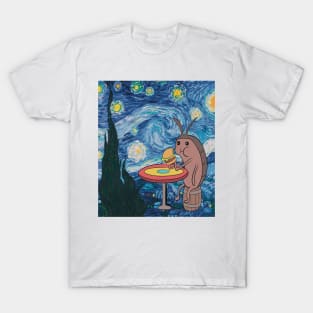 Starry Night SpongeBob Fish T-Shirt